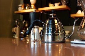CoastLine Pour Over Gooseneck Kettle with Thermometer and Digital Kitchen Scale Bundle | Stainless Steel Kettle... N2