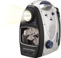 GPX Weather X TVWB534 All-in-one 5 inch Black &amp; White TV, with AM/FM Radio and Instant Weatherband (Discontinued...
