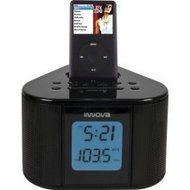 Innova Docking Alarm Clock Radio Black - Innova VR880SA