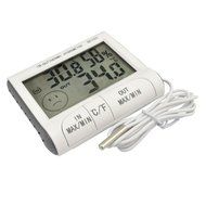 iKKEGOL 2.9 inch LCD Digital Indoor Outdoor Hygrometer Temperature Humidity Meter with Probe 0.9 Meter Sensing...