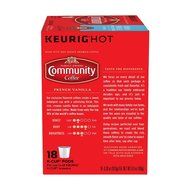 Community Coffee French Vanilla, K-Cup for Keurig Brewers, 18 Count