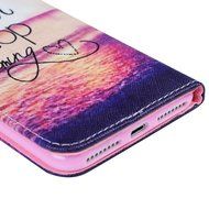 iPhone 7 Plus Case (5.5 inch) - Flip Stand Wallet Case PU Leather Shock-Absorption Soft TPU Inner Bumper Cute... N21