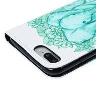 iPhone 7 Plus Case (5.5 inch) - Flip Stand Wallet Case PU Leather Shock-Absorption Soft TPU Inner Bumper Cute... N29