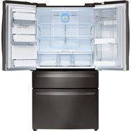 LG LMXS30776D 36" Black Diamond Series 30 Cu. Ft. French Door Refrigerator with CustomChill Drawer, Slim SpacePlus... N6