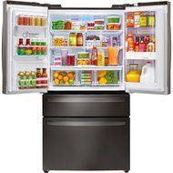 LG LMXS30776D 36" Black Diamond Series 30 Cu. Ft. French Door Refrigerator with CustomChill Drawer, Slim SpacePlus... N7