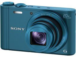 DSC-WX300-L SONY Blue AUTHENTIC Cyber shot Digital Camera - International Version (No Warranty)