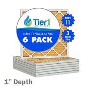14x14x1 Ultra Allergen Merv 11 Pleated Replacement AC Furnace Air Filter (6 Pack)