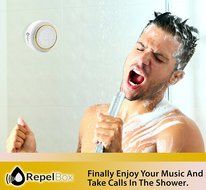 RepelBox Bluetooth Shower Speaker - Best Waterproof Wireless Speakers for Bathroom, Pool, Boat and Patio BONUS... N5
