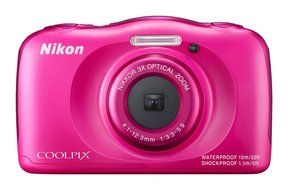 Nikon COOLPIX S33 Waterproof Digital Camera (Pink) - International Version N10