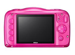 Nikon COOLPIX S33 Waterproof Digital Camera (Pink) - International Version N11