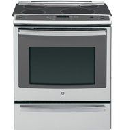 GE PHS920SFSS Profile 30" Stainless Steel Electric Slide-In Induction Range - Convection