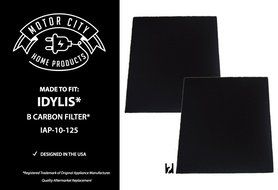 Idylis B Compatible Carbon Filter, Motor City Home Products Brand Replacement (1)