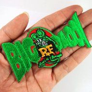 R.f. Rat Fink Big Daddy Hot Rod Logo Tab Patch Sew Iron on Embroidered Applique Sign Jackt T Shirt Costume Gift... N2