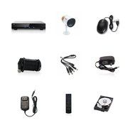 Youzee 8CH 1080P HDMI DVR 1500TVL CCTV IR-Cut Home Security Camera System 1TB HDD