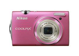 Nikon Coolpix S5100 12.2 MP Digital Camera with 5x Optical Vibration Reduction (VR) Zoom and 2.7-Inch LCD (Pink) N22