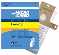 Home Care Products 458287 Eureka Style J MicroLined Replacement Vacuum Bags, 3-Pack