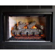 Peterson Real Fyre 36-inch Rustic Oak Outdoor Log Set With Vented Propane Stainless G45 Burner - Manual Safety... N2
