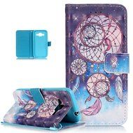 Galaxy Core Prime Case,ikasus Shiny Glitter Diamond Colorful Art Painting PU Leather Flip Wallet Pouch Stand Credit... N6