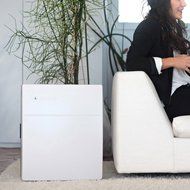 Blueair 203 Slim HepaSilent Air-Purification System, White N2