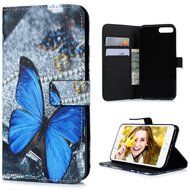 iPhone 7 Plus Case (5.5 inch) - Flip Stand Wallet Case PU Leather Shock-Absorption Soft TPU Inner Bumper Cute... N37