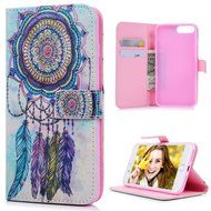 iPhone 7 Plus Case (5.5 inch) - Flip Stand Wallet Case PU Leather Shock-Absorption Soft TPU Inner Bumper Cute... N39