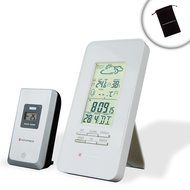 TempCAST Forecast Weather Station Alarm Clock with Outdoor Wireless Barometric Remote Sensor , Backlit LCD Screen... N2