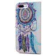 iPhone 7 Plus Case (5.5 inch) - Flip Stand Wallet Case PU Leather Shock-Absorption Soft TPU Inner Bumper Cute... N40