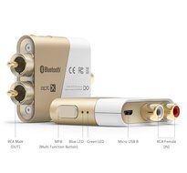 Bluetooth Music Receiver Audio Adapter Dongle DO-inc SLASH-R Gold High Performance External DAC Mixer Wireless... N5
