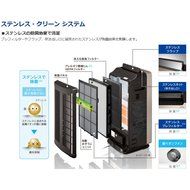 HITACHI PM2.5 corresponding humidified air cleaner (Air Purifier: about until 79.5㎡) automatic cleaning Kuriea...