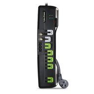 CyberPower CSHT808TC Home Theater 8-Outlets Surge Suppressor 8FT Cord and AV protection 2850 Joules N15