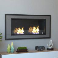 Moda Flame Lugo Wall Mounted Ethanol Fireplace N5