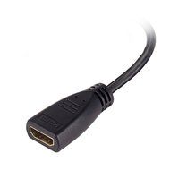 MEALINK High Speed 90 Degree Mini HDMI To HDMI Female Cable Adapter HDMI Ver1.4 3D for Digital Camera Tablet 15CM... N18