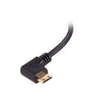 MEALINK High Speed 90 Degree Mini HDMI To HDMI Female Cable Adapter HDMI Ver1.4 3D for Digital Camera Tablet 15CM... N20