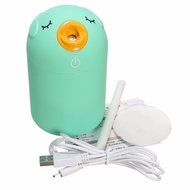KING DO WAY USB Mini Bird Shape Ultrasonic Humidifier Air Mist Maker Purifier for Home Office SPA Bedroom Yellow