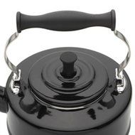 BonJour Tea Enamel-on-Steel Gooseneck Teapot / Teakettle, 2-Quart, Red N2