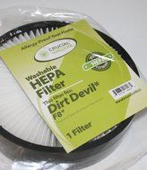 2 Dirt Devil F8 HEPA Filters; Compare with Dirt Devil Part # 3UD0280001, 3-UD0280-001; Designed &amp; Engineered by...