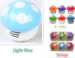 Makhry Mushroom Shaped New Portable Corner Desk Vaccum Cleaner Mini Cute Vacuum Cleaner Dust Sweeper (green) N12