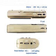 SAST Personal Portable FM Radio ultralight weight(4.8ounce) With Flashlight, Hi-Fi Digital Music Player, Support... N20