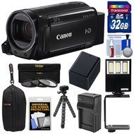 Canon Vixia HF R70 16GB Wi-Fi 1080p HD Video Camcorder with 32GB Card + Battery &amp; Charger + Case + Flex Tripod... N4