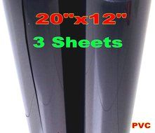 3 sheets of 20"x 1 FOOT(12 Inch) Dingword heat transfer Vinyl / film,IRON ON T-shirt Heat Transfer, Craft Garment... N4
