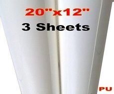 3 sheets of 20"x 1 FOOT(12 Inch) Dingword heat transfer Vinyl / film,IRON ON T-shirt Heat Transfer, Craft Garment... N6