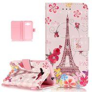 Galaxy Core Prime Case,ikasus Shiny Glitter Diamond Colorful Art Painting PU Leather Flip Wallet Pouch Stand Credit... N10