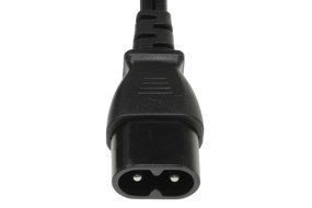 SF Cable, 6ft C7 to C8 USA with 18/2 SPT-2 Extension Power Cord N6