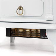Hamilton 22-inch Portable Free Standing 1500W Electric Fireplace Stove with Realistic Fire and Vintage Logs -... N2