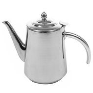 Stainless Steel 2 Liter Tea Kettle / Hinged Top Lid Hot Beverage Serving Pot - MyGift&reg;