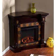 Mirage II Espresso Convertible Electric Fireplace