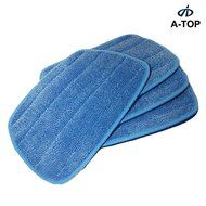 [A-TOP] 9.4 x 13.4&rdquo; Microfiber Steam Mop Pads Euroflex Monster &amp; Hann (Pack of 4) N2