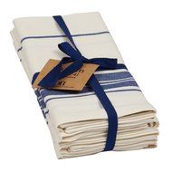 DII 100% Cotton, Basic Everyday 18x18" Buffet Napkin, Set of 6, Multi Color Zig Zag N20