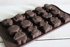 Ice Pop Molds Silicone Baking Mould Mold Chocolate Cake Cookie Muffin Candy Jelly Ice Cube (Type 5-8 Leaves)