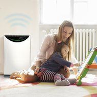 Dreval D-850 HEPA 0.1 Micron UV Light 7 Stage Air Purifier Humidifier with Odor Sensor N2